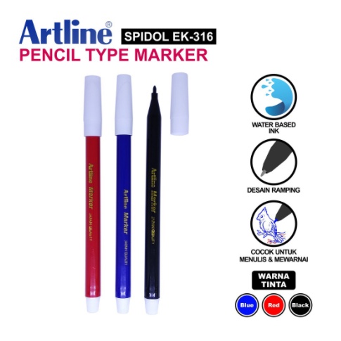 

Pencil Type / Marker Artline