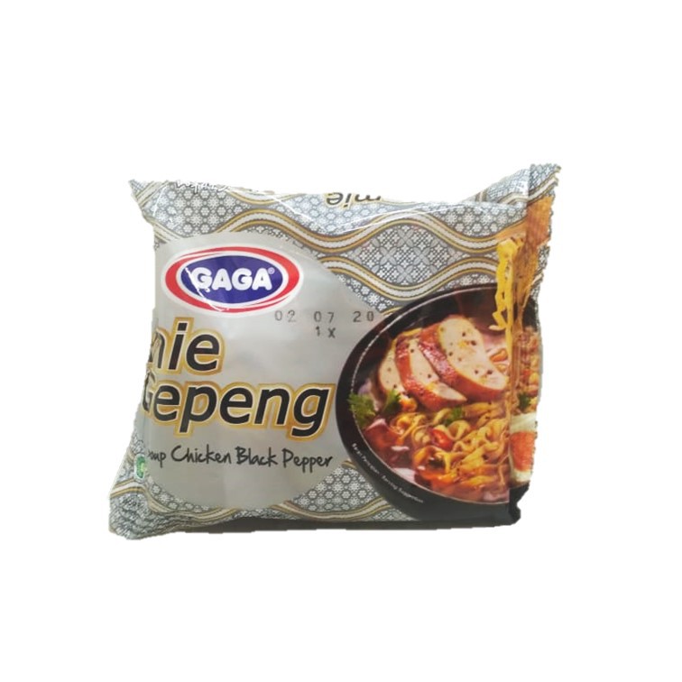 Gaga Mie Gepeng Kuah Ayam Lada Hitam 67gr Shopee Indonesia