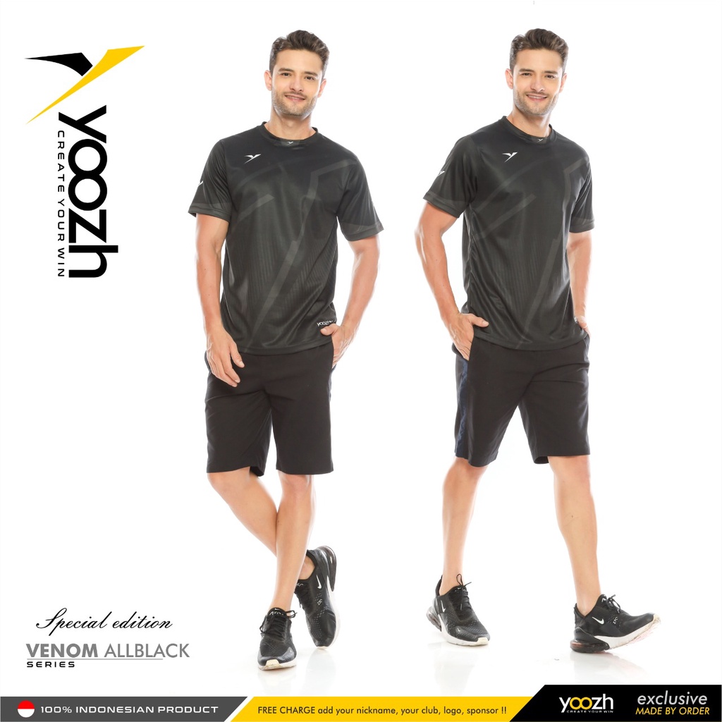 Baju Badminton Original Yoozh VENOM Kualitas Import
