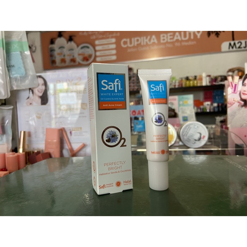 ie -- safi white expert oil control &amp; anti acne cream -- totol jerawat safi