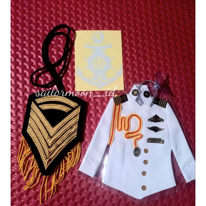 SOUVENIR PELAUT SEPAKET SOUVENIR PELAYARAN AKSESORIS MOBIL PELAUT GANTUNGAN SERAGAM MINI PELAUT MINI