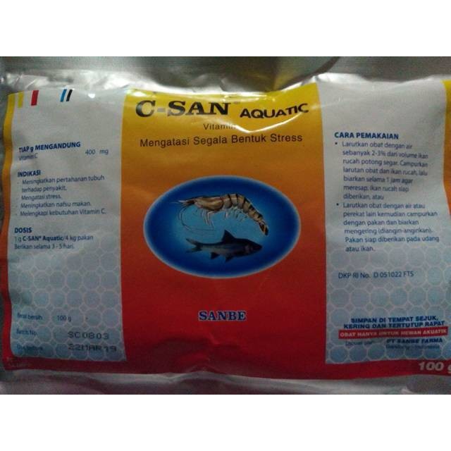 Sanbe C-san aquatic isi 100 gram vitamin C