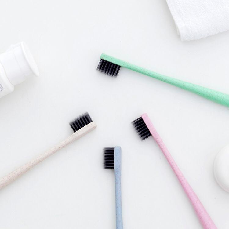 UNNISO - Japanese Toothbrush Bamboo Charcoal Sikat Gigi Arang Bambu