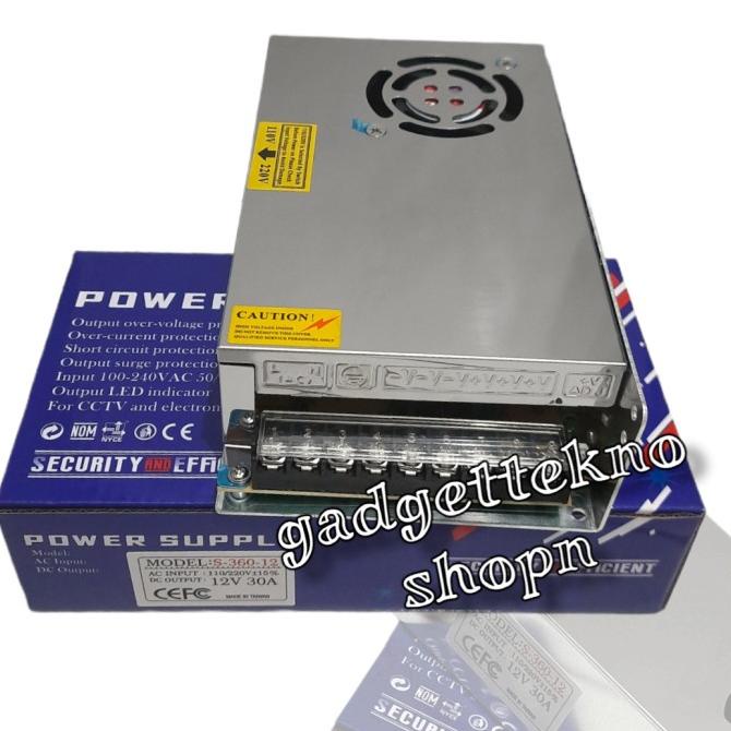 Power Suplay 12V 30A , 12V 30A Fan