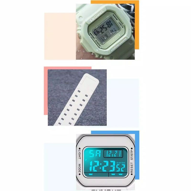 Jam Tangan Digital Casual Fashion Pria Wanita Termurah