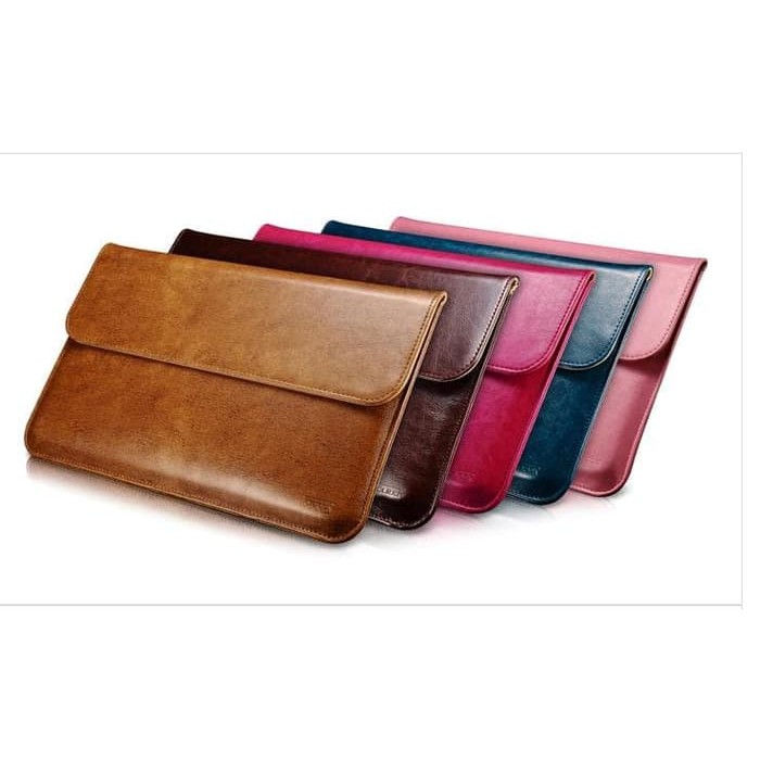 MACBOOK AIR SLEEVE TAS LAPTOP BAG ITALY LEATHER KULIT ASLI 11 13 INCH - CMSEBELAS