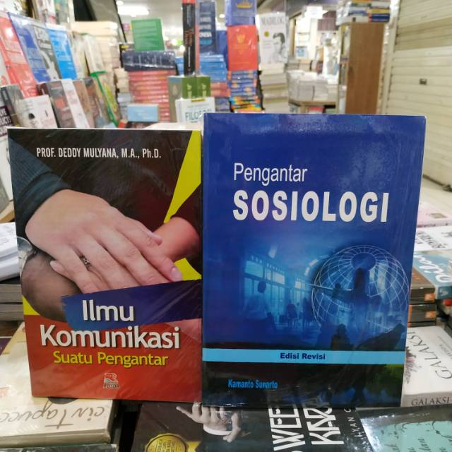 Promo buku ilmu komunikasi suatu pengantar dan pengantar sosiologi