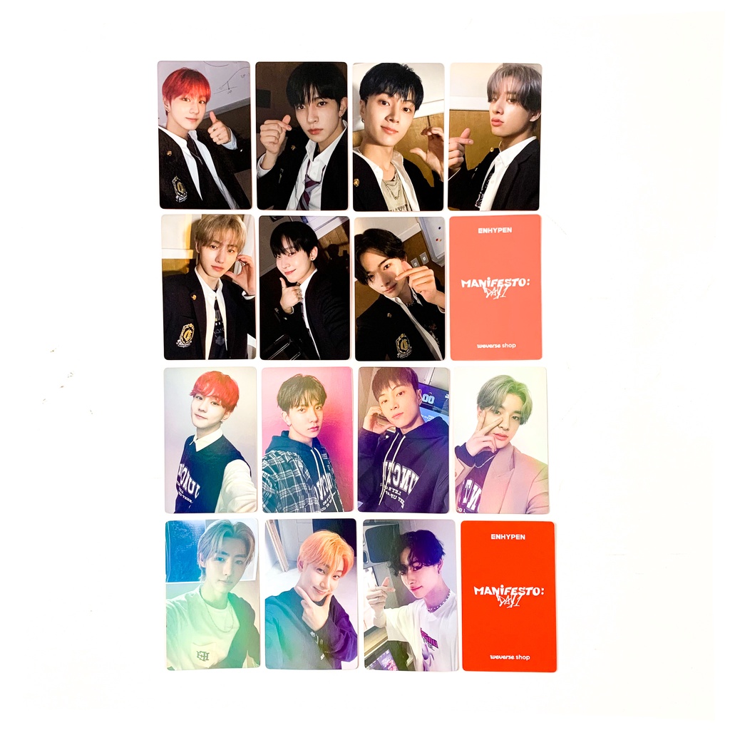 [sharing] ENHYPEN Mini Album Vol.3 - MANIFESTO : DAY 1 Web Benefit MKM / Synnara / Weverse / Ktown4u