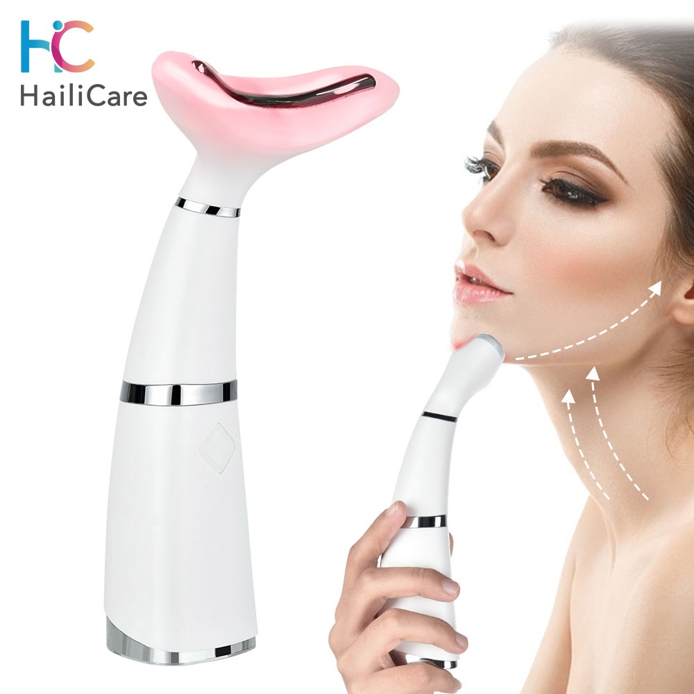 PREORDER Neck Wrinkle Remover LED Photon Therapy Neck Face Lifting Massager Vibration