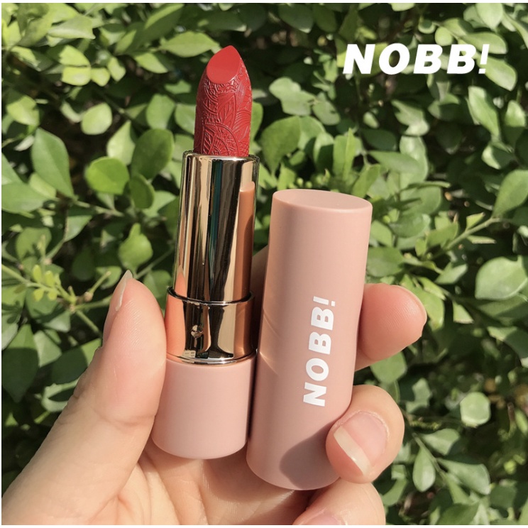 NOBB 4PCS SET Sweet Cool Lipstick Matte Brighten Skin Tone Red Lipstik Lip Gloss Set NO008