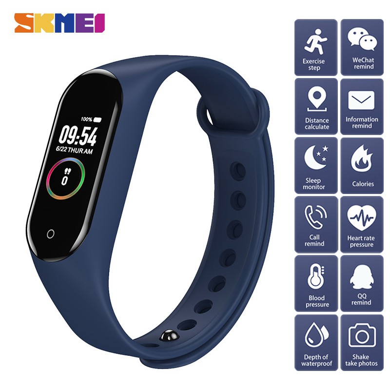 SKMEI M4 Jam Tangan Pria Wanita Digital Smartwatch Bluetooth WATCHKITE WKOS