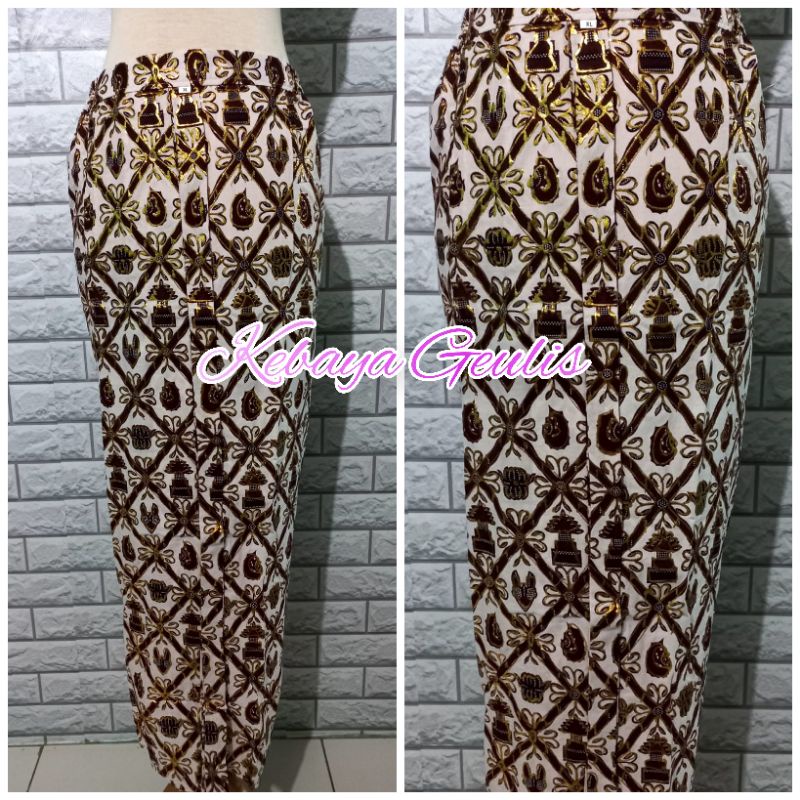 ROK BATIK PENGANTIN/ROK BATIK JADI / ROK AKAD NIKAH / ROK PESTA MOTIF PARANG