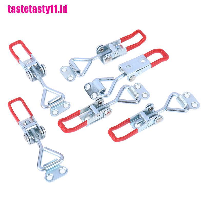 2 / 4pcs Toggle Clamp Bahan Baja Dapat Disesuaikan