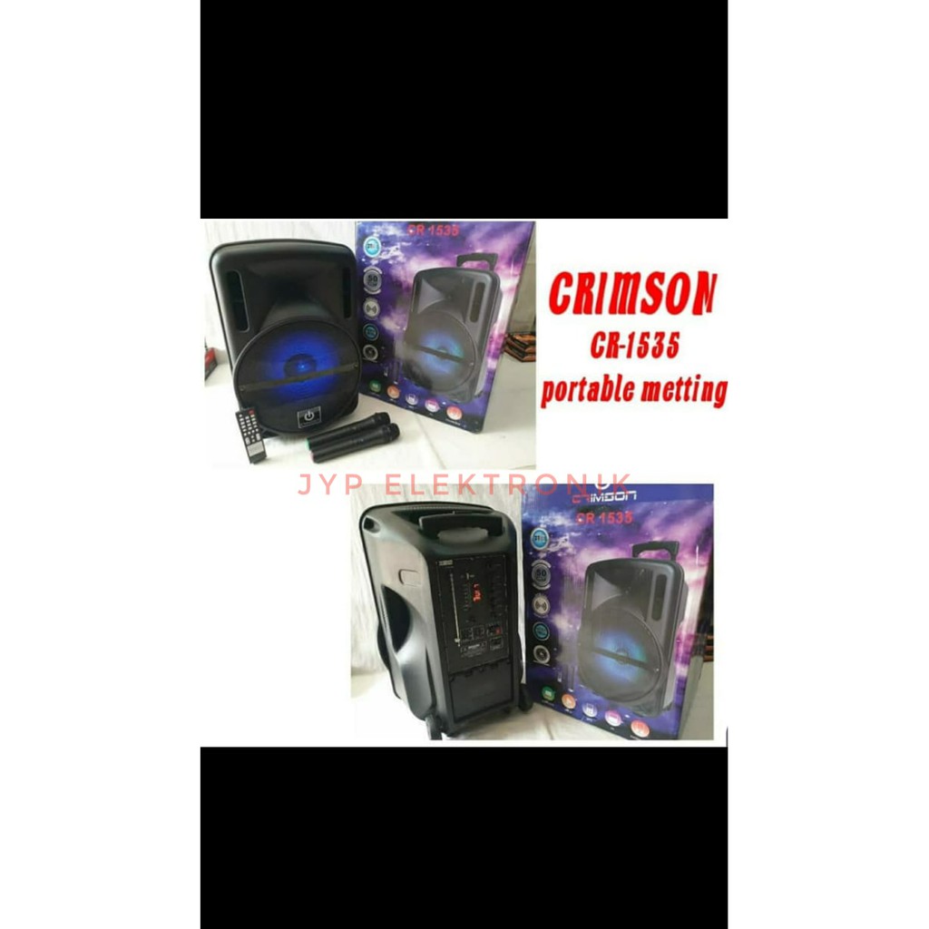 SPEAKER PORTABLE WIRELESS MEETING CRIMSON 15 INCH 2