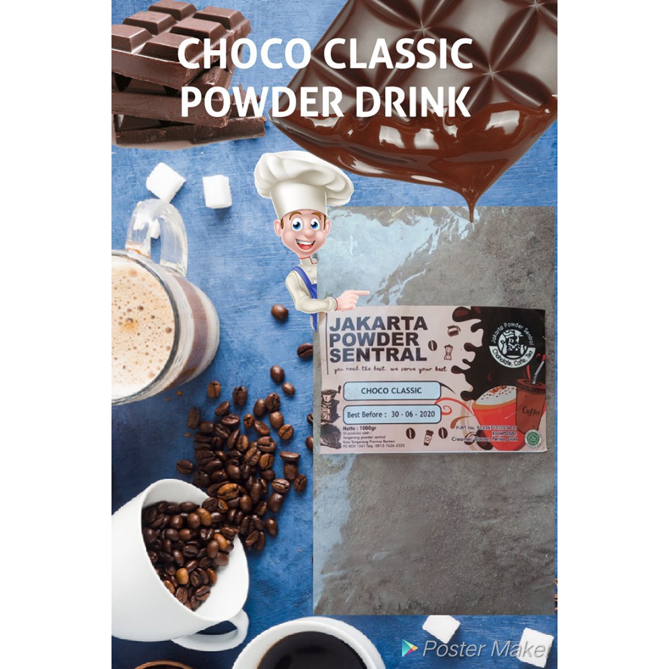 

CHOCO CLASSIC POWDER DRINK BUBUK MINUMAN 1KG