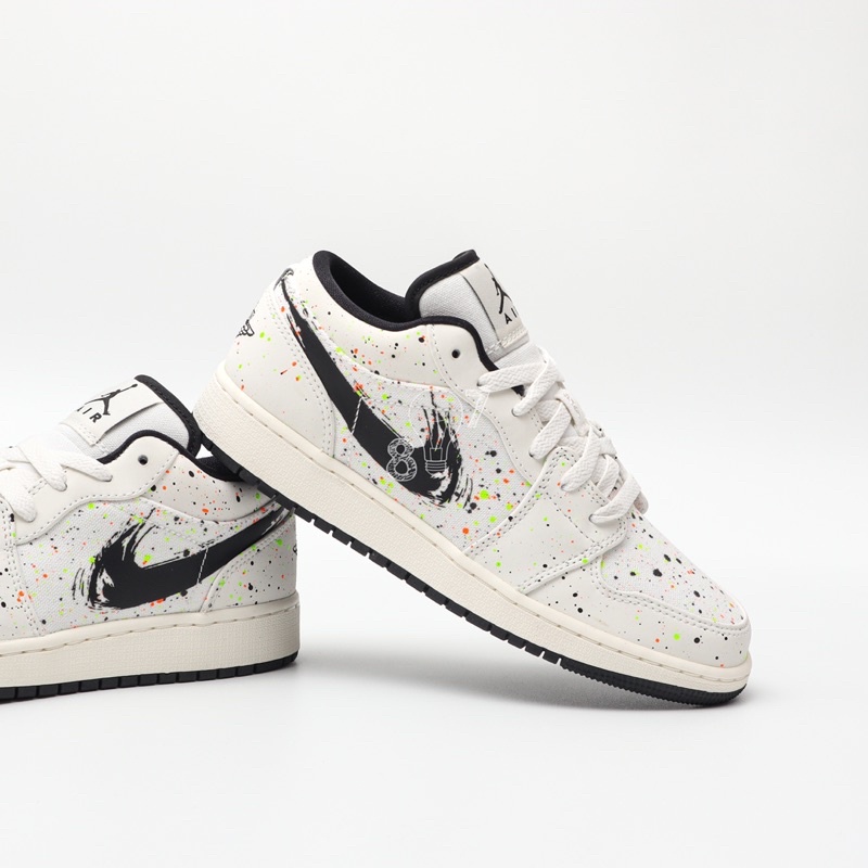 Air Jordan 1 Low Brushstroke GS Women