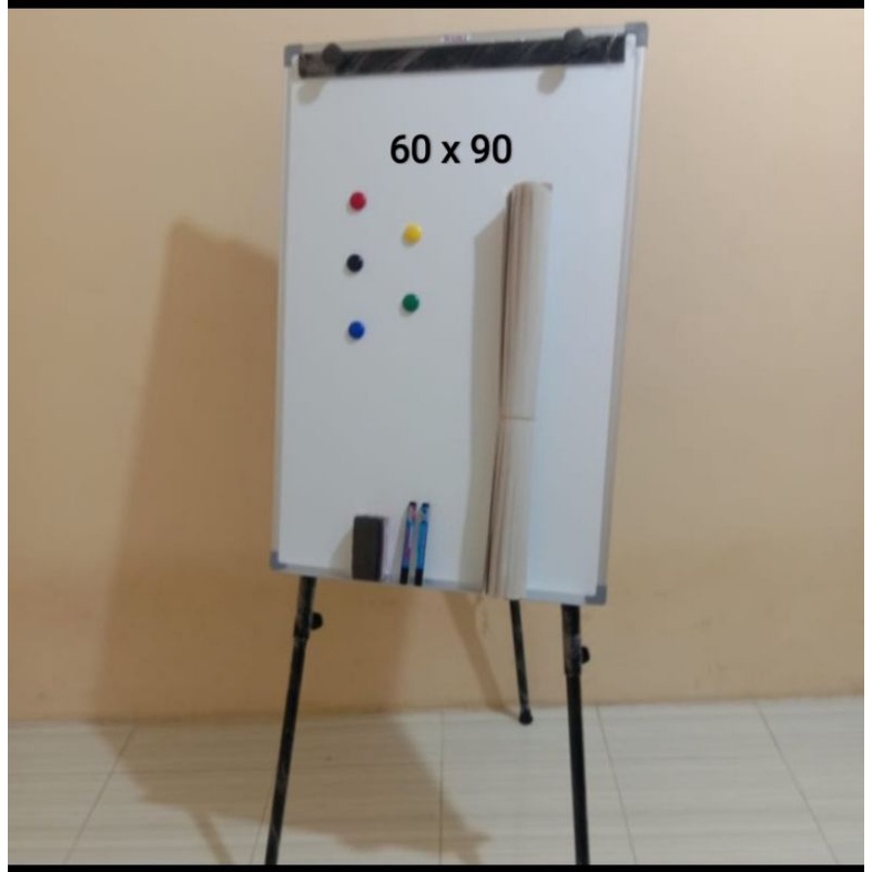 flip chart magnetik 60 x 90 cm