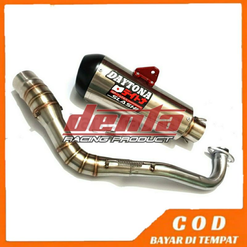 Knalpot Daytona GP Taper NMAX Aerox Beat Vario Scoopy Mio PCX Lexi X-Ride Fino ADV Genio