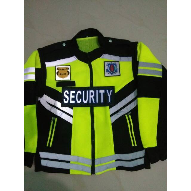 Romket Rompi Jaket Nama Polisi Security