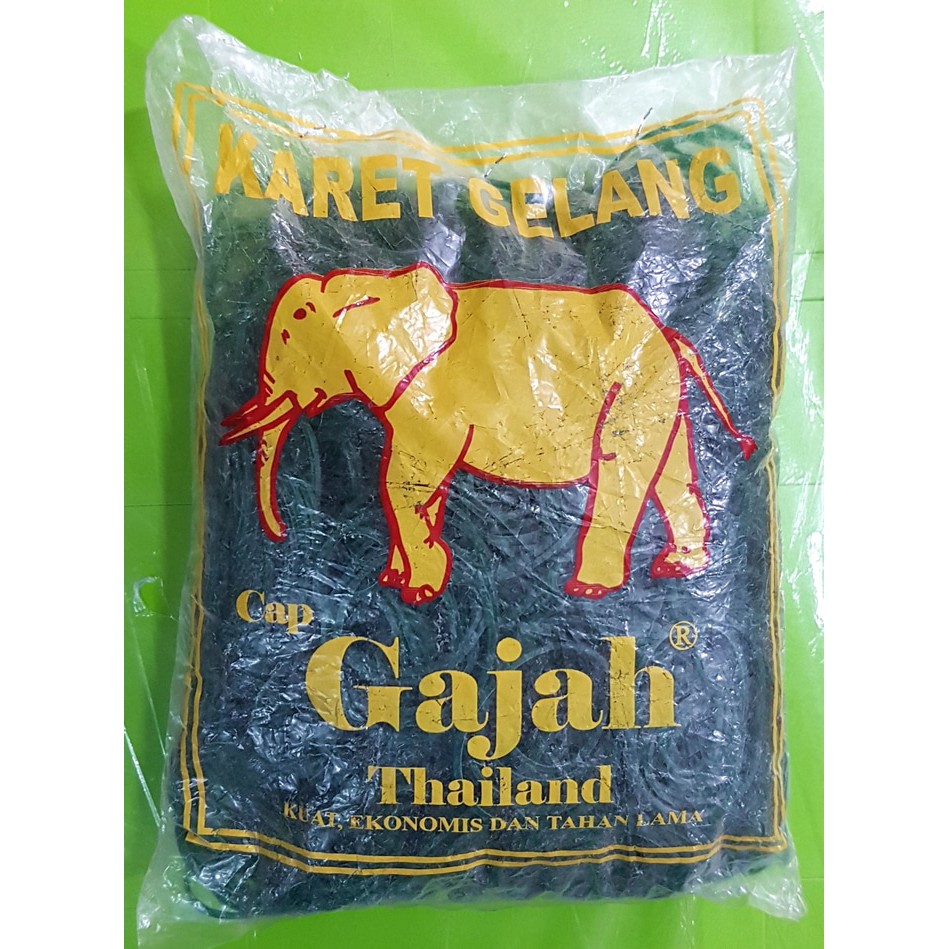 Karet Gelang Hijau / 500 gr / Cap Gajah