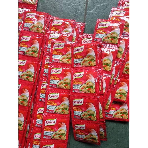 

Penyedap masakan merk Royco ayam 1 renceng isi 12