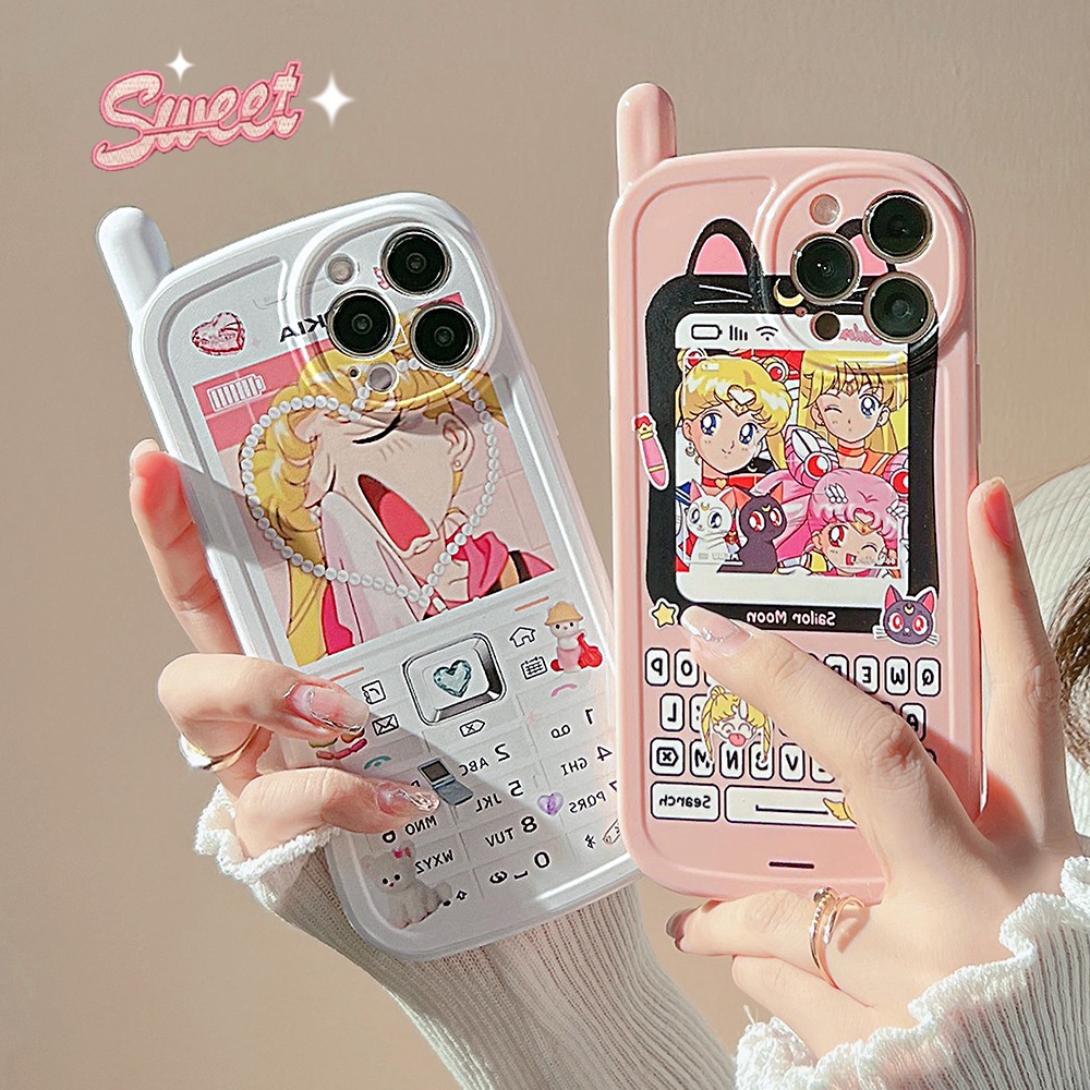 Case Pelindung Motif Kartun Pink Untuk Iphone 11 12 13 PRO MAX