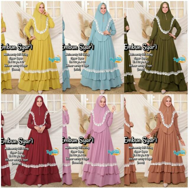 Gamis Embun Syar'i