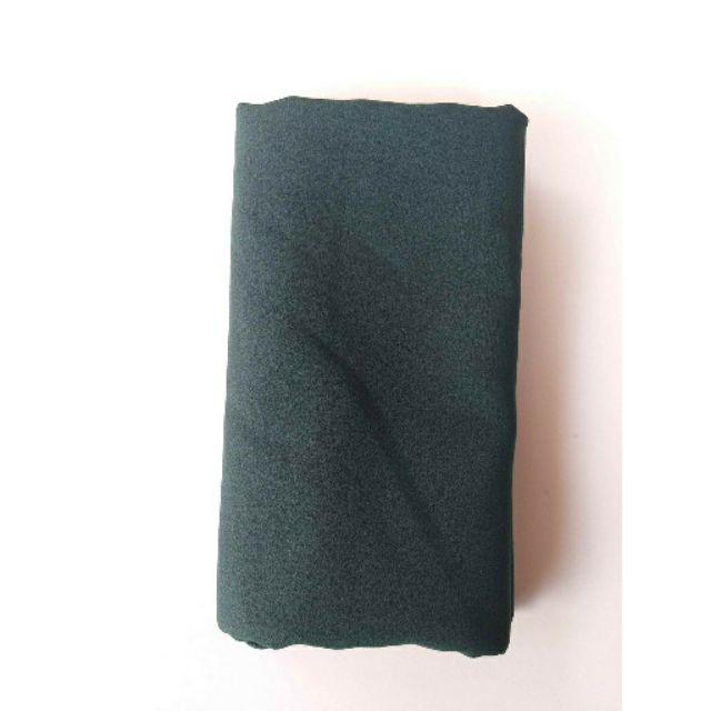 Pashmina diamond strech pasmina sabyan 150x75-hijau botol