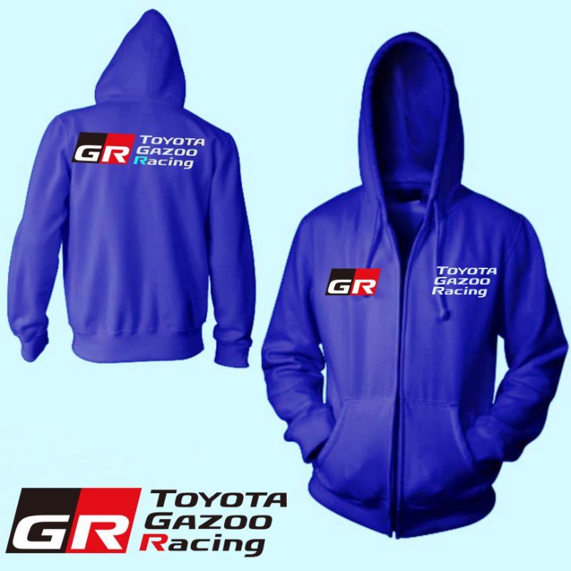 Jaket Ziper GR Toyota Gazoo Racing / Hoodie Sweater Sleting GR Toyota Gazoo Racing - Fremium