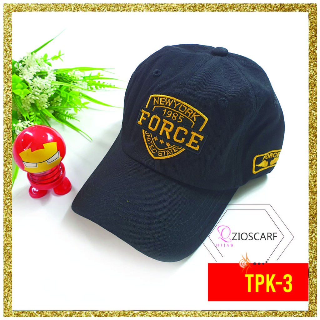 Topi Pria Baseball NY NewYork Force 1985 Fashion Outdoor Cap Topi Fashion Pria Sport TPK Import