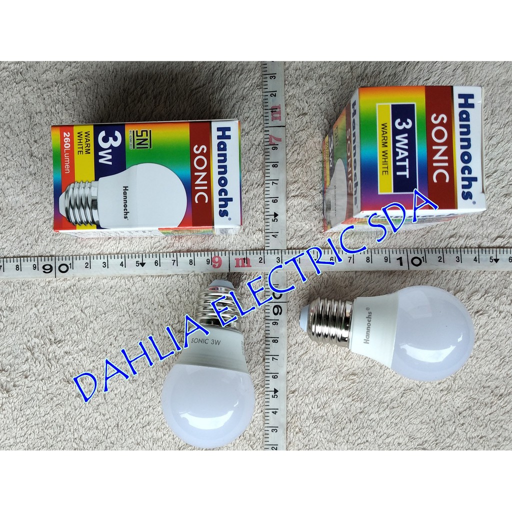 LAMPU 3W HANOCH (PUTIH KEKUNINGAN)