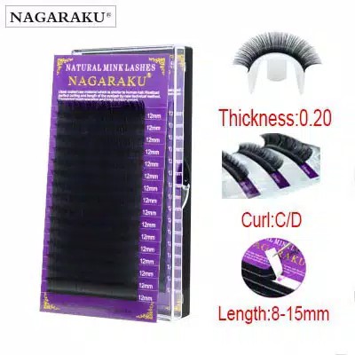 Nagaraku Premium Lashes Bulu Mata Palsu 0.20C