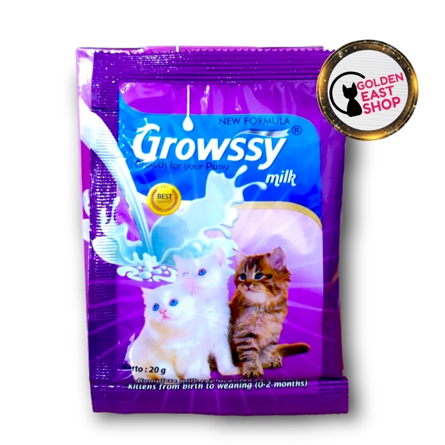 SUSU KUCING GROWSY SUSU KUCING UNTUK KITTEN DAN ADULT SEMUA JENIS KUCING