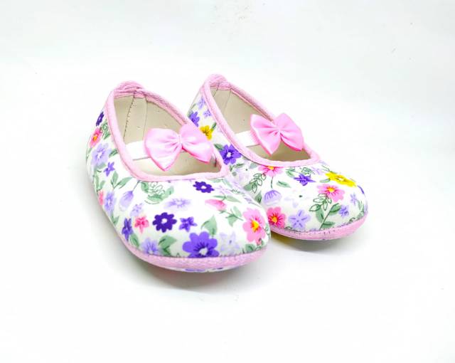 BABY SHOES FLAT FLOWER U 0-12 BULAN