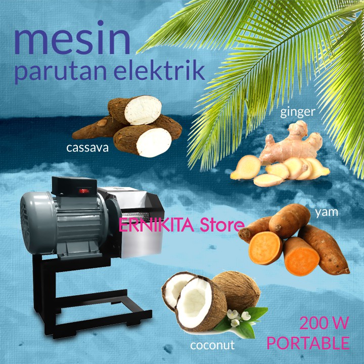 MESIN PARUTAN KELAPA PORTABLE ELECTRIC - Kaki Penyangga Besi