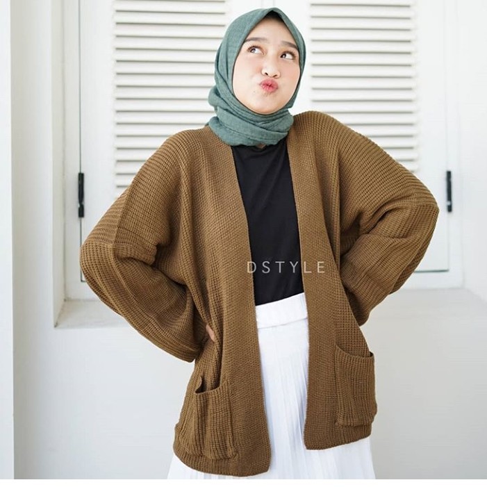 RAJUT LOOCY OVERSIZED OUTHER CARDIE-8