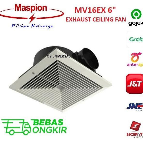 MASPION HEXOS PLAFON MV16EX 6inch VENTILATING FAN EXHAUST MV 16 EX