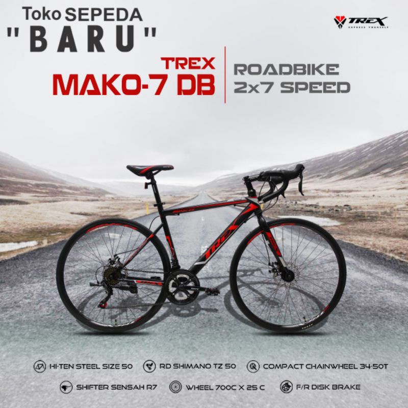 TB - Sepeda Balap TREX MAKO-7 DB