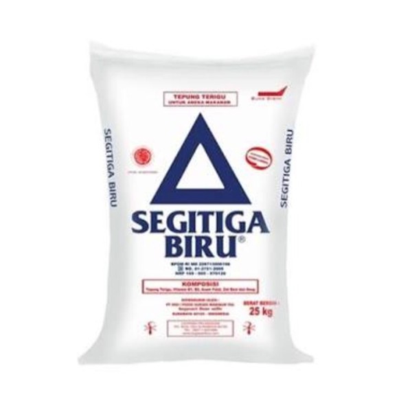 Tepung Terigu Segitiga Biru 25kg - Gosend Only! !!!