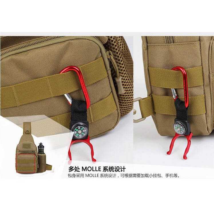 (100% BARANG ORI) Tas Selempang Crossbody Bag Minimalis Tahan Air Desain Militer - X216