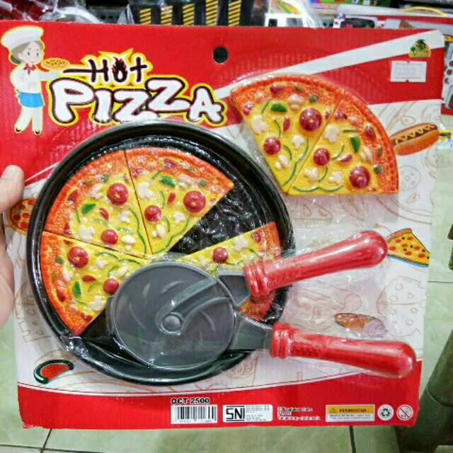 Mainan Anak Pizza Potong Set Hot Pizza OCT-2500