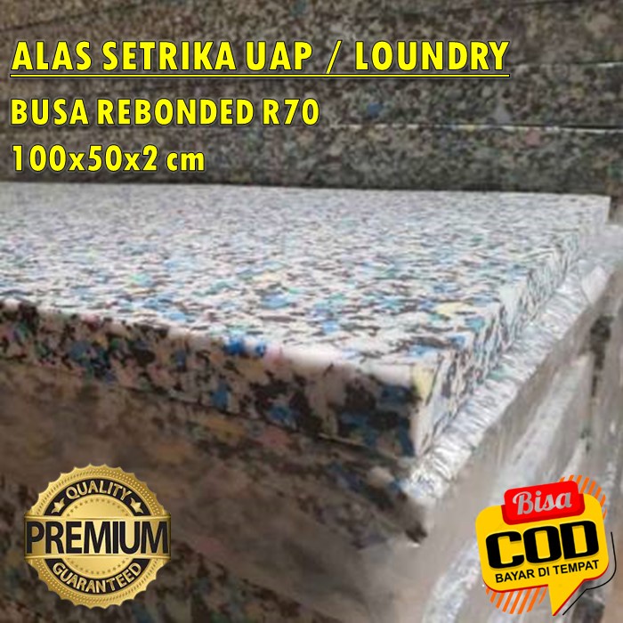 Alas Setrika Uap Busa Rebonded RB70 Busa tebal 2 cm