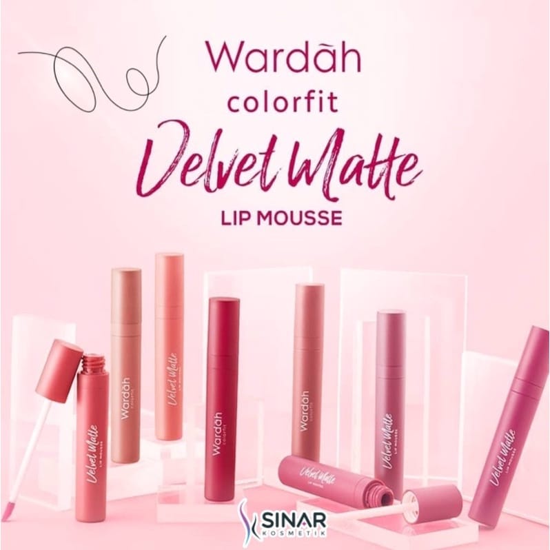 Wardah Colorfit Velvet Lip Matte Mouse - Lip Cream - Lipcream - Lipstik