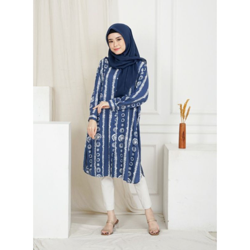 Tunik Dress/ Long Tunic - Tunik Panjang Lyra Tunik - REZ