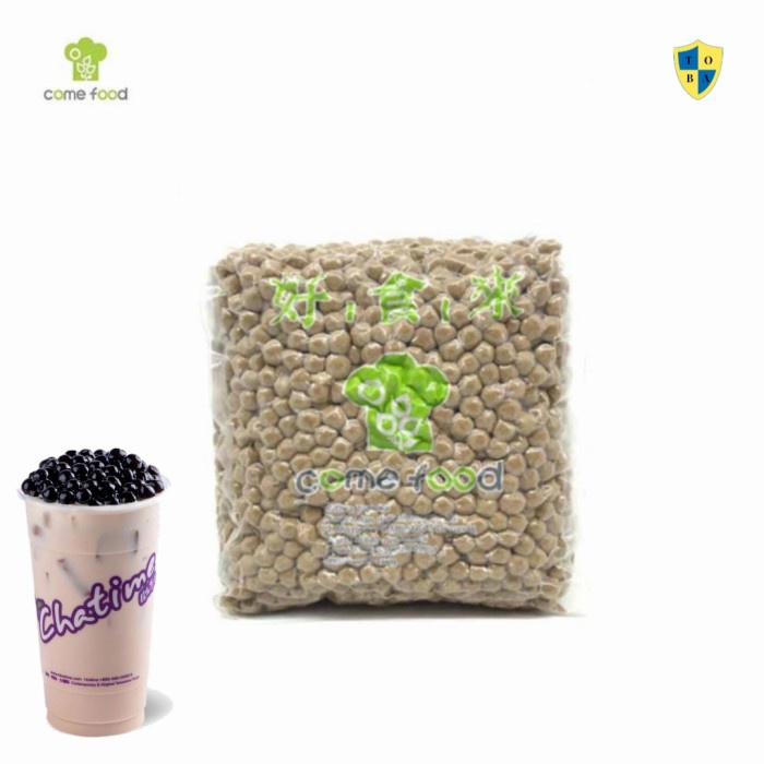 

BISA COD buble pearl tapioka boba merk comefood 3 kg no bobatee,itpin,boba king