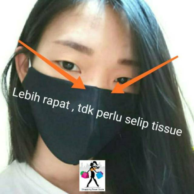  Masker  kain earloop reusable murah Sensi  mask N95  sudah 