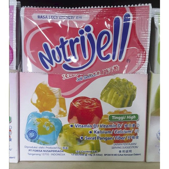 Nutrijell (Rasa Buah dan Coklat) - Nutrijel Jelly