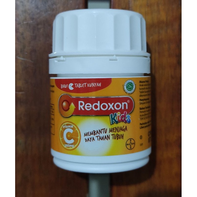 Redoxon Kids Vitamin C Anak / 60 Tablet Kunyah / Rasa Jeruk / Anak di atas 6 Tahun