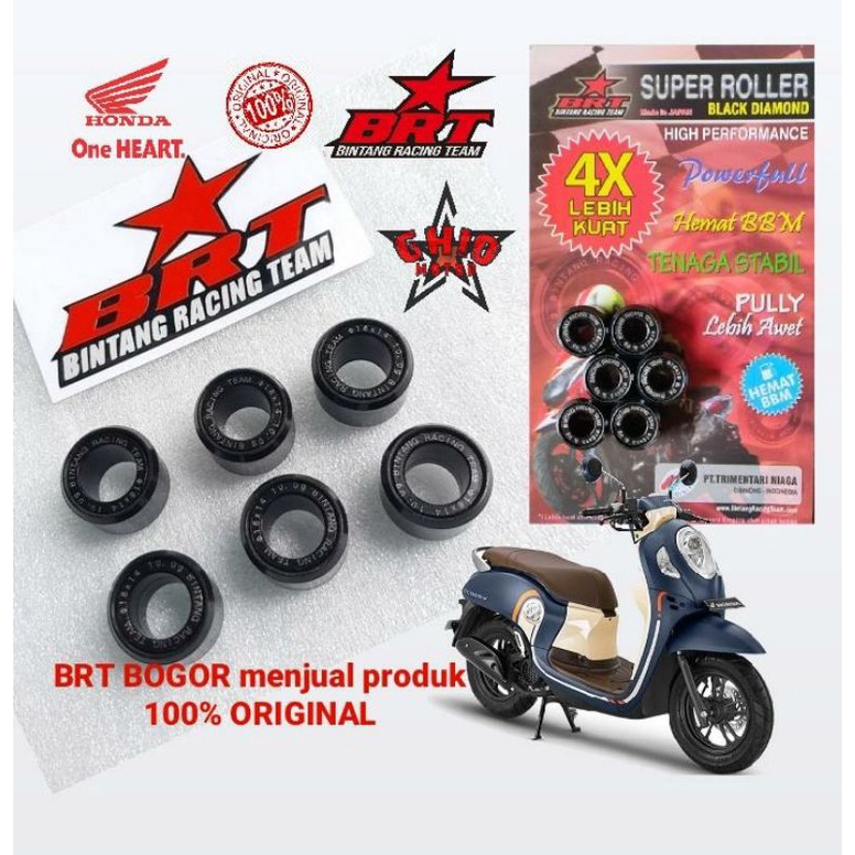 ROLLER BRT BEAT DELUXE BEAT NEW GENIO VARIO PCX &amp; ADV 125 150 160 ROLER BRT BEAT STREET NEW VARIO 125 OLD VARIO 1255 NEW VARIO 125 KEYYLES LED VARIO 150 NEW VARIO 160 PCX 160 PCX 150 ROLER SILANG MIX 11 15 16 17 18 GRAM LOLER PCX TERBARU GHIO MOTOR SHOP