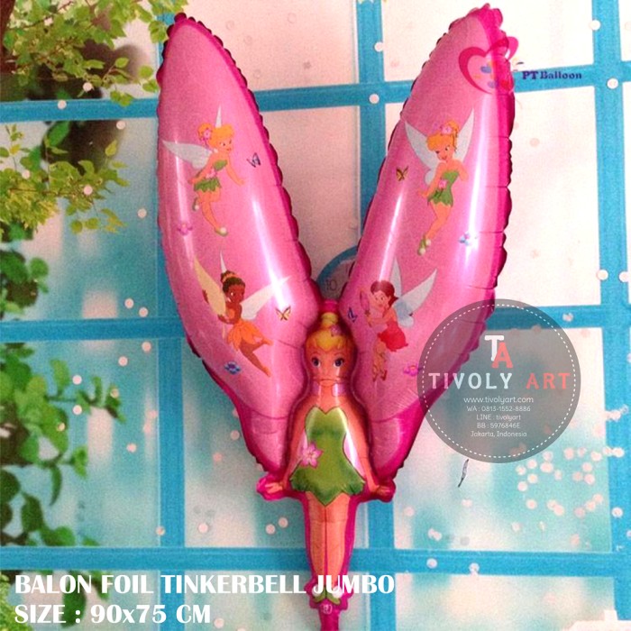 Balon Foil Tinkerbell JUMBO / Balon Tinkerbell Jumbo Termurah
